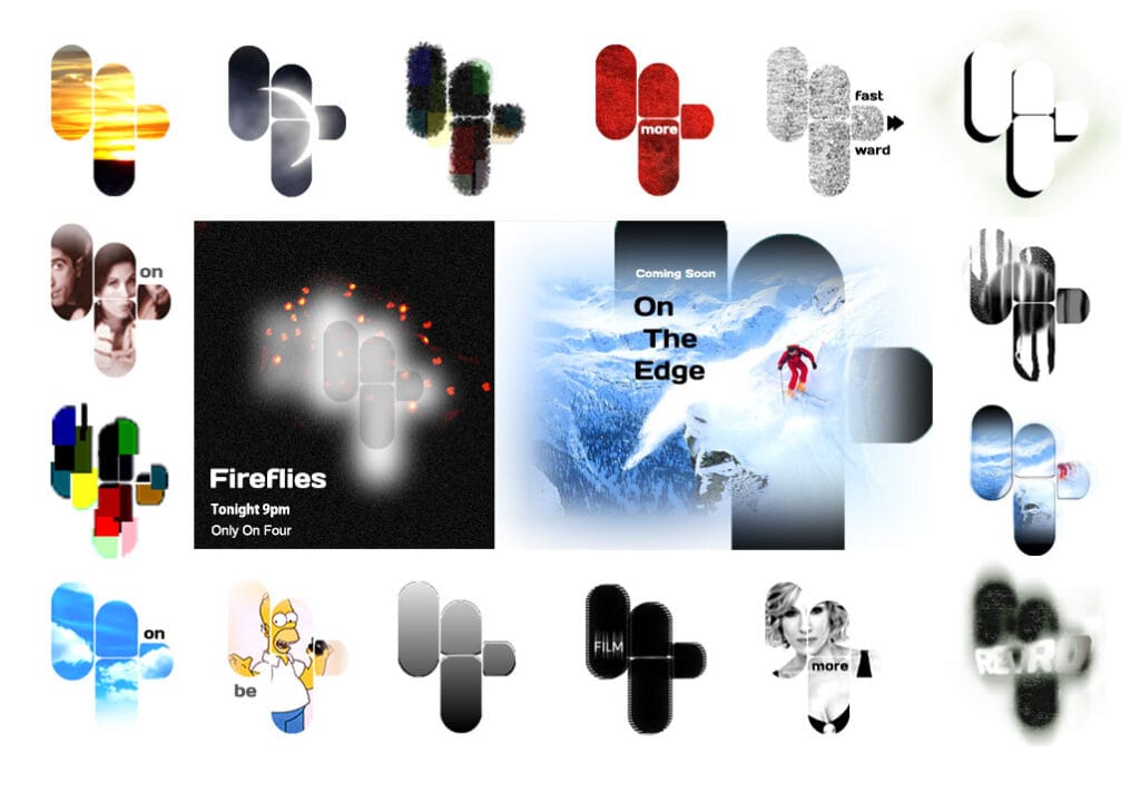 Brand Identity & Naming Work 8 channel 4 idents